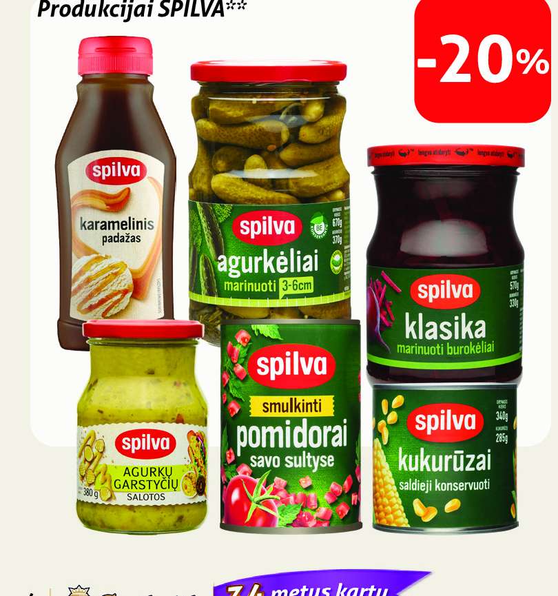 Produkcijai SPILVA