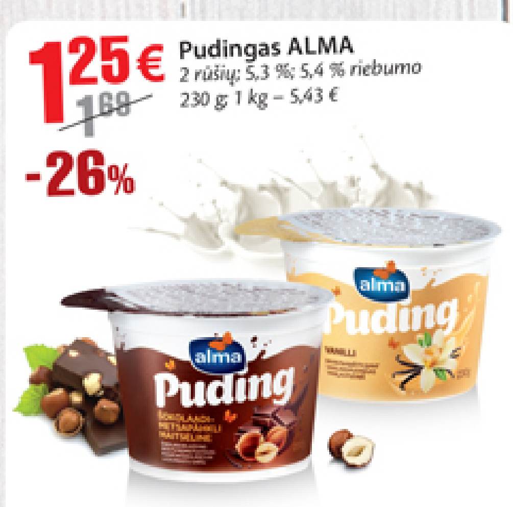 Pudingas ALMA, 230 g
