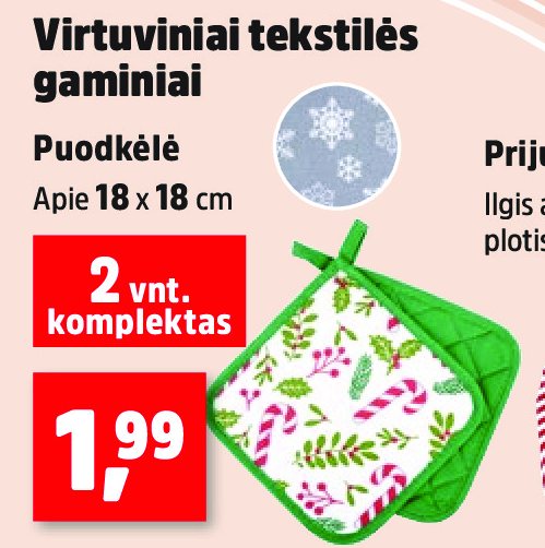 Puodkėlė, 2 vnt