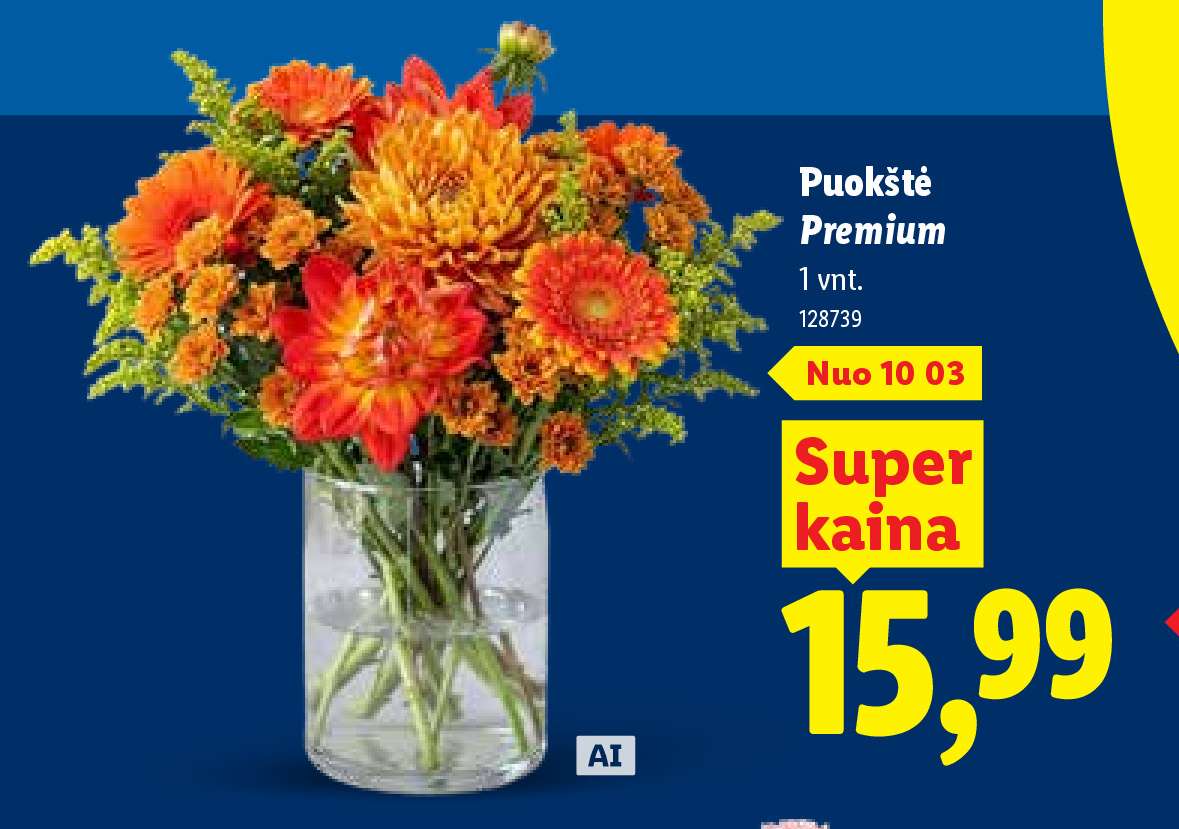 Puokštė Premium, 1 vnt