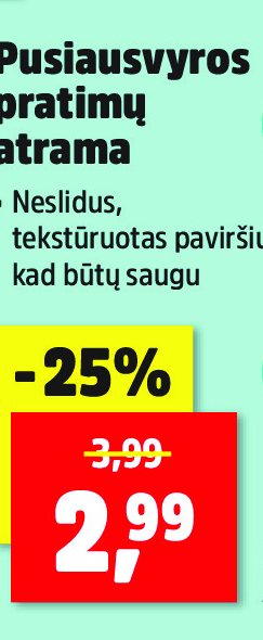 Pusiausvyros pratimų atrama, 28 cm