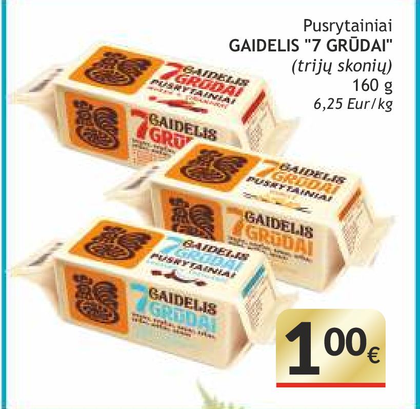 Pusrytiniai GAIDELIS "7 GRŪDAI", 160 g