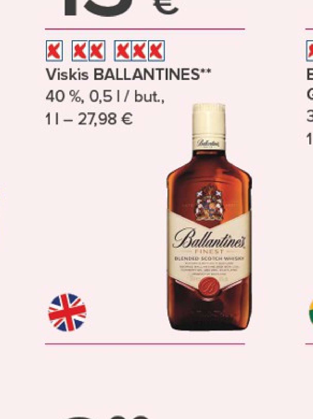 Putojantis baltasis saldus vynas GRAND CAVALIER, 0.75 l