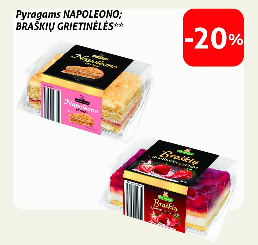 Pyragams NAPOLEONO