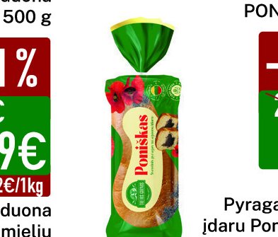 Pyragas su aguonų įdaru Poniškas, 600 g