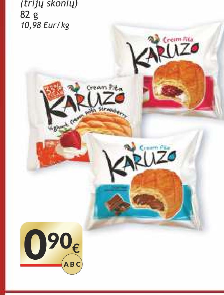 Pyragėlis KARUZO, 82 g