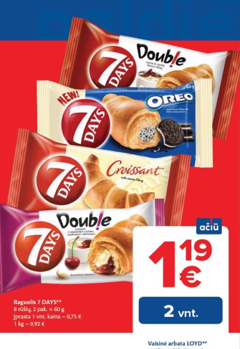 Raguolis 7 DAYS, 2 pak.