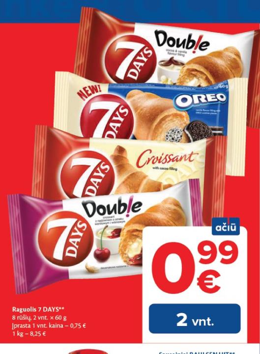 Raguolis 7 DAYS, 2 vnt
