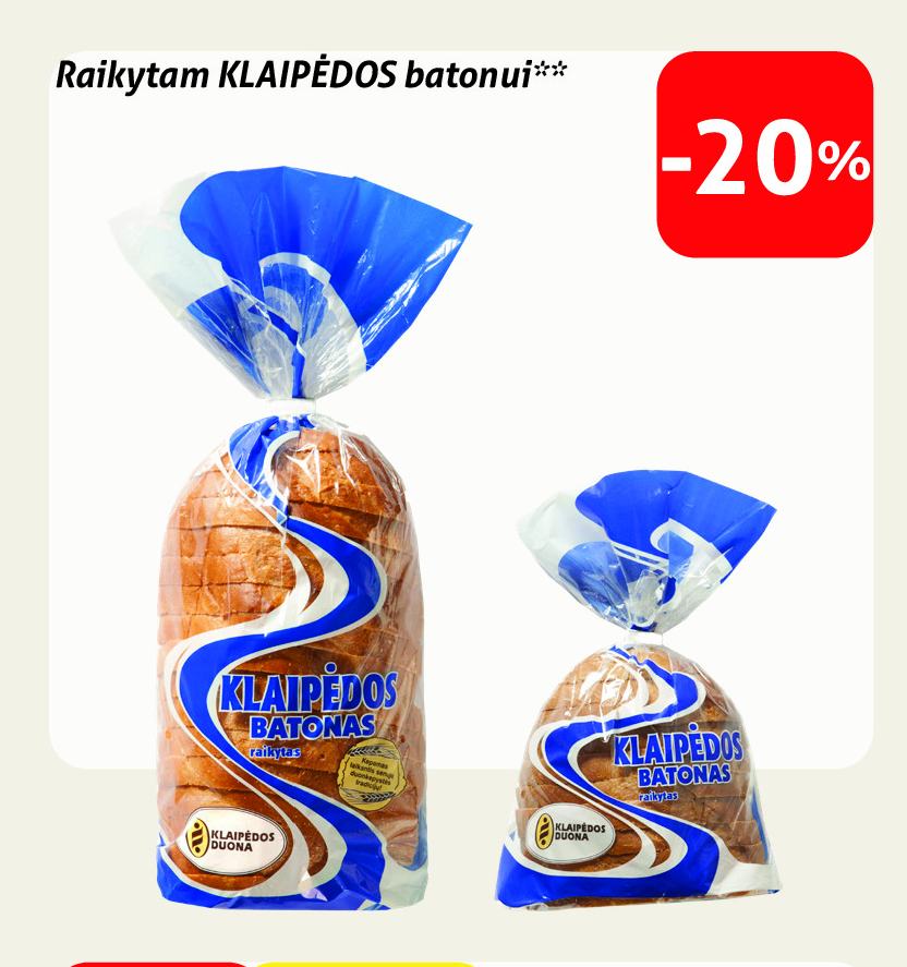 Raikytam KLAIPĖDOS batonui