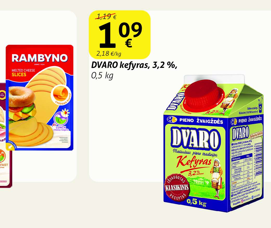 RAMBYNO lydytas sūris, 150 g