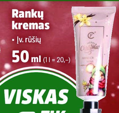 Rankų kremas, 50 ml