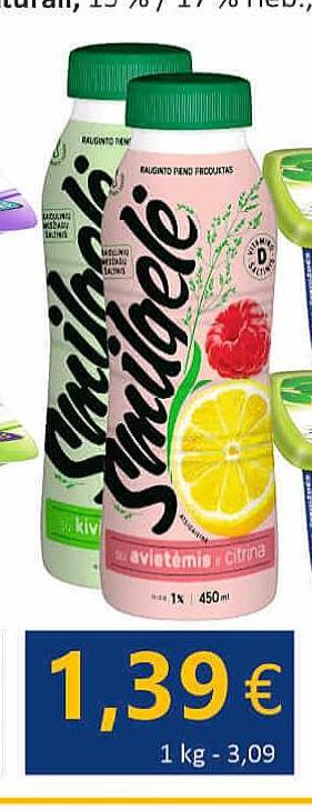 Rauginto pieno produktas SMILGELĖ, 450 ml