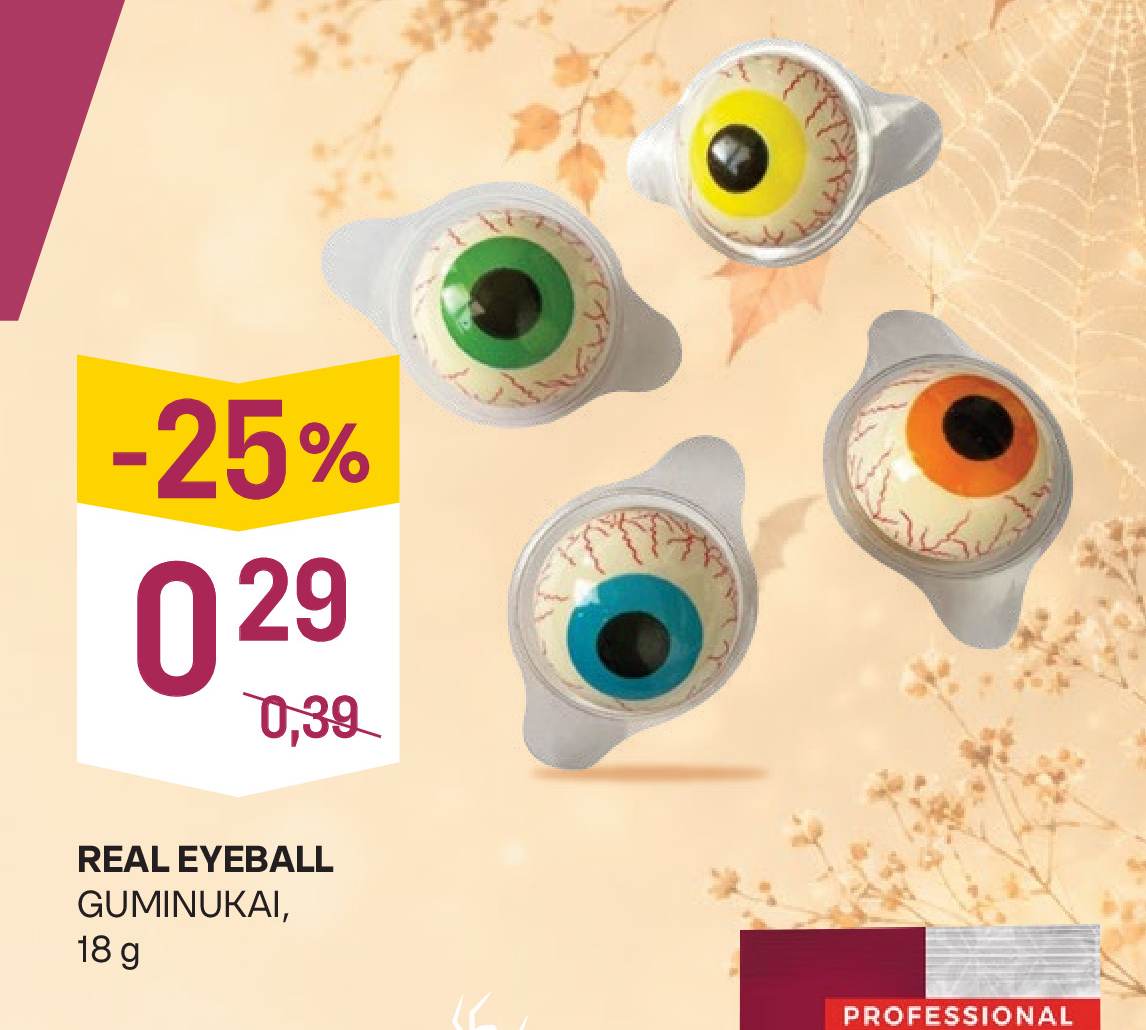 REAL EYEBALL, 18 g