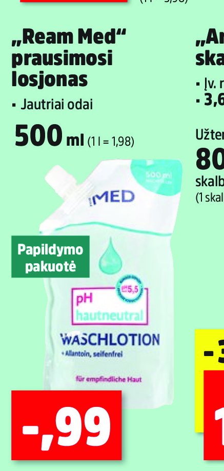 „Ream Med“ prausimosi losjonas, 500 ml