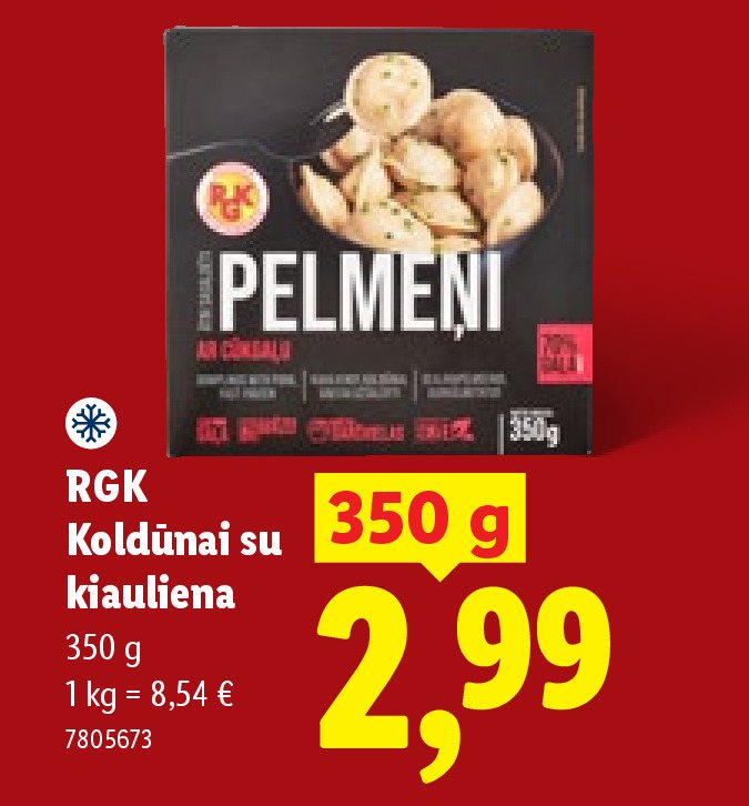 RGK Koldūnai su kiauliena, 350 g