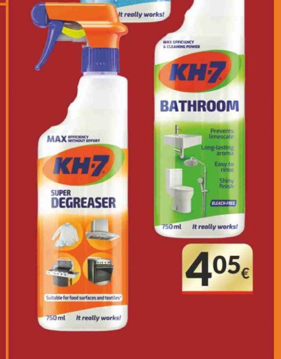 Riebalų valiklis KH-7 SUPER DEGREASER, 750 ml