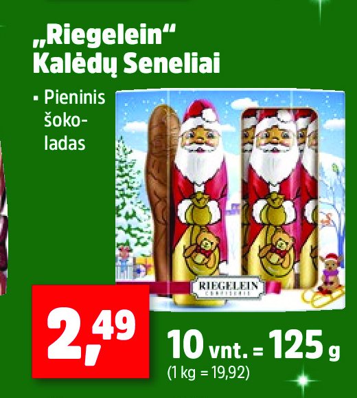 „Riegelein“ Kalėdų Seneliai, 10 vnt