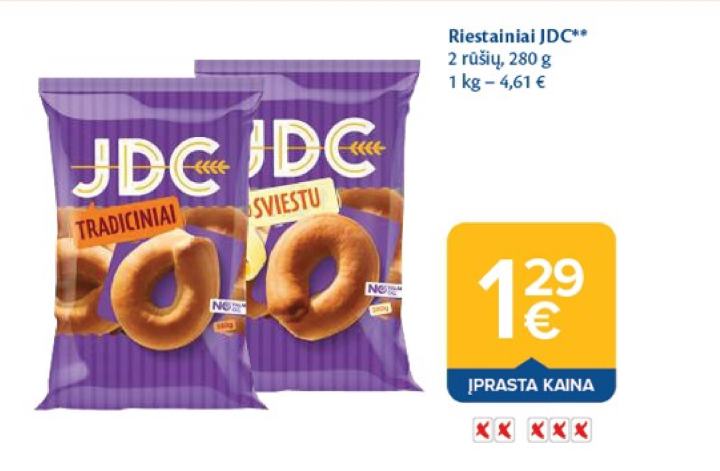 Riestainiai JDC, 280 g
