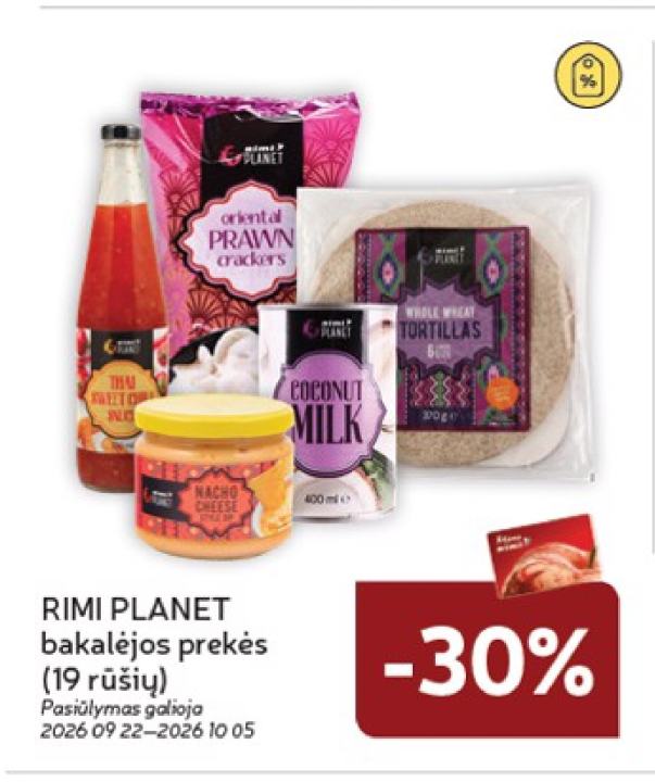 RIMI PLANET bakalėjos prekės
