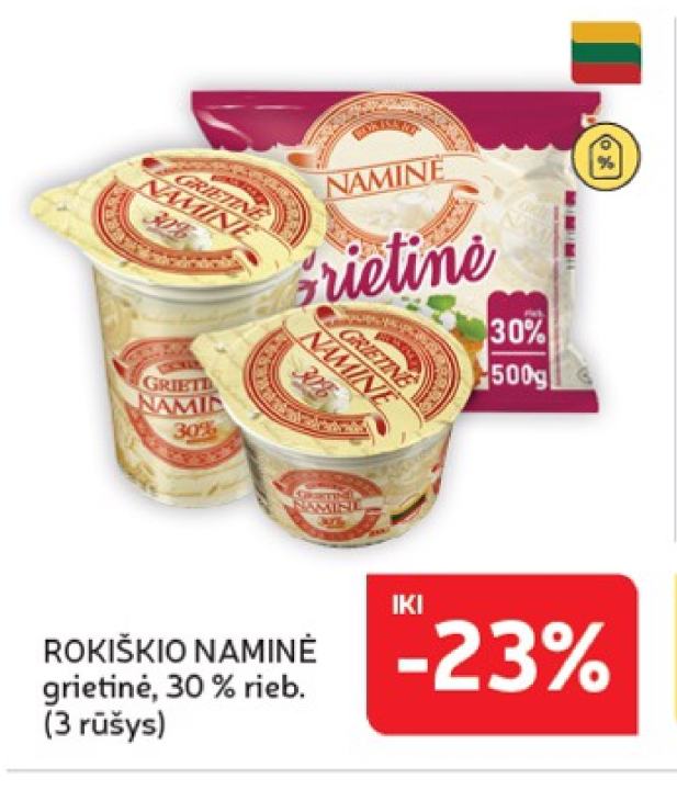ROKIŠKIO NAMINĖ grietinė