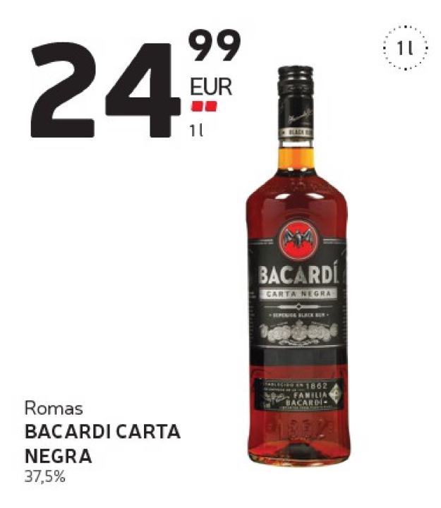 Romas BACARDI CARTA NEGRA