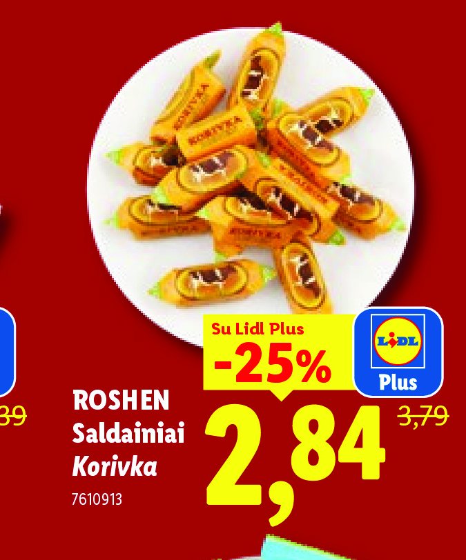 ROSHEN Saldainiai Korivka