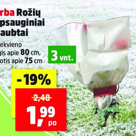 Rožių apsauginiai gaubtai, 80 cm