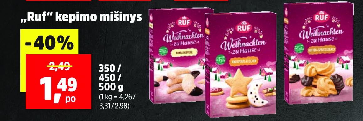 „Ruf“ kepimo mišinys, 500 g