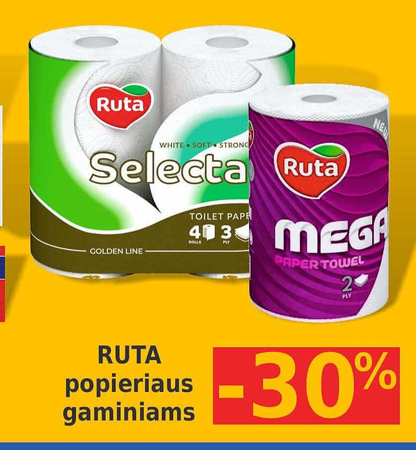 RUTA popieriaus gaminiams