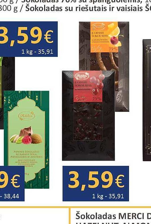 RŪTA šokoladas su ananasais, 100 g