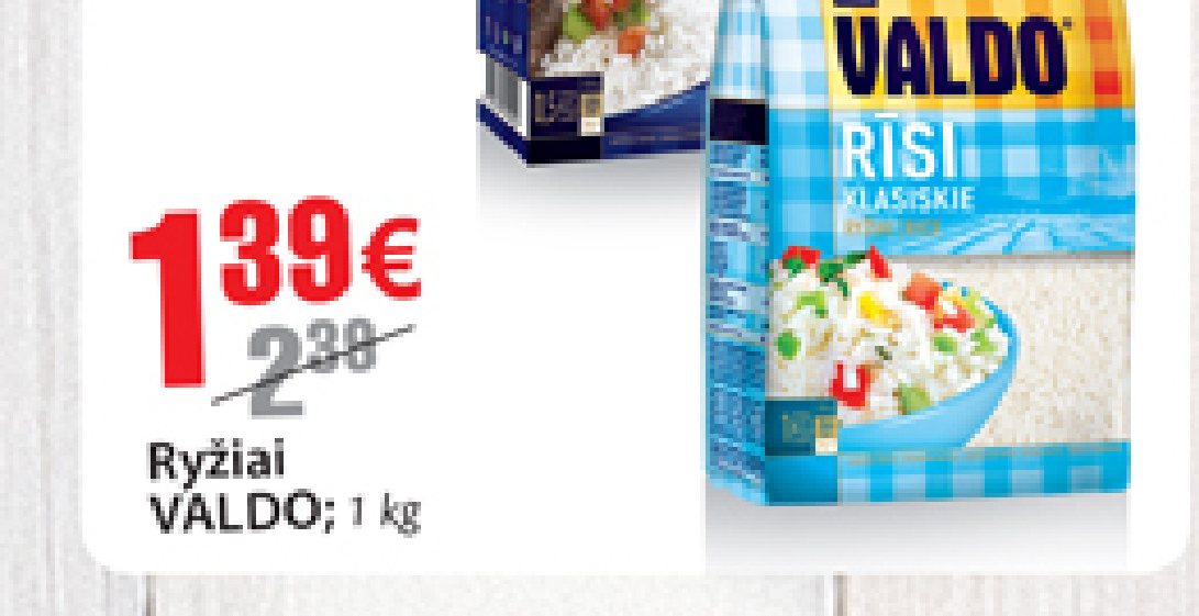 Ryžiai VALDO, 1 kg