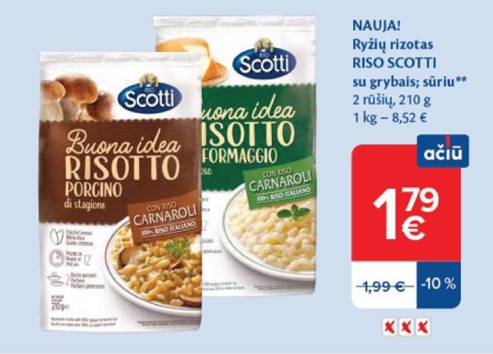 Ryžių rizotas RISO SCOTTI, 210 g