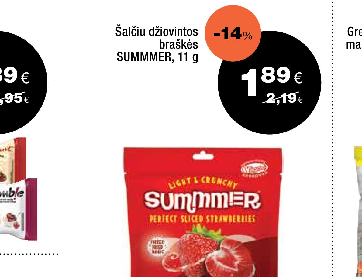 Šalčiu džiovintos braškės SUMMMER, 11 g