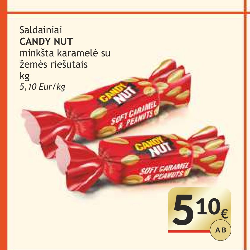 Saldainiai CANDY NUT