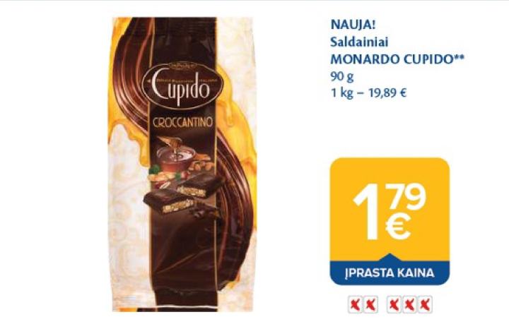 Saldainiai MONARDO CUPIDO, 90 g
