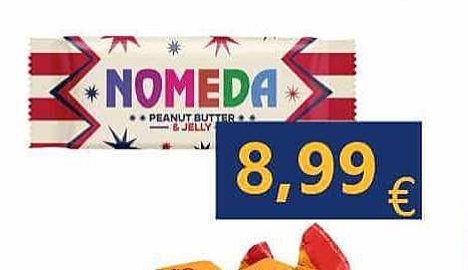 Saldainiai NOMEDA Peanut Butter&Jelly