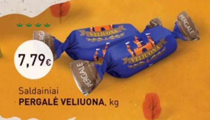 Saldainiai PERGALĖ VELIUONA