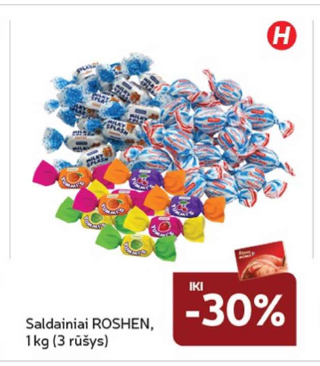 Saldainiai ROSHEN, 1 kg