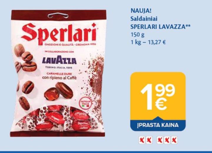 Saldainiai SPERLARI LAVAZZA, 150 g