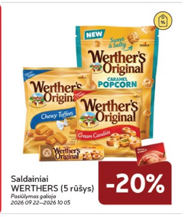 Saldainiai WERTHERS