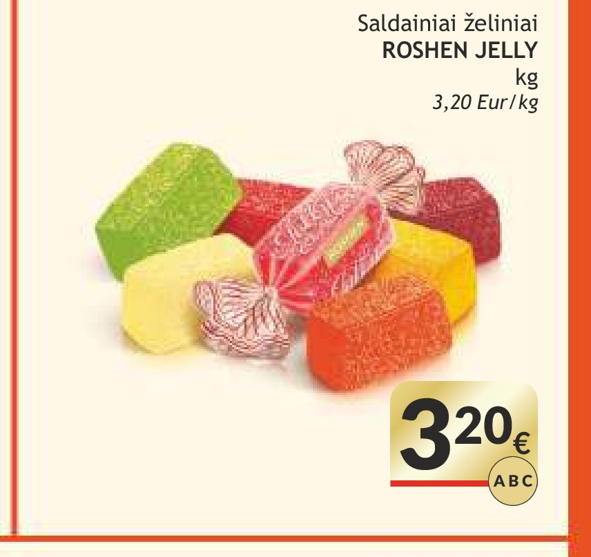 Saldainiai želiniai ROSHEN JELLY