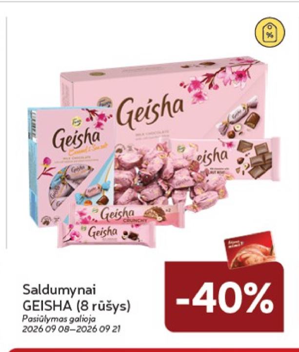 Saldumynai GEISHA