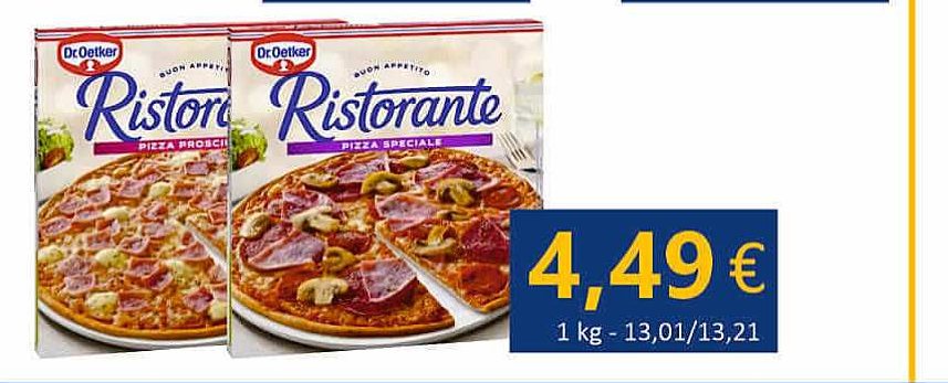 Šaldyta pica RISTORANTE, 340 g