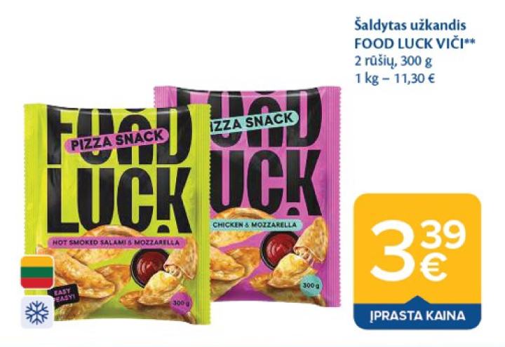 Šaldytas užkandis FOOD LUCK VIČI, 300 g