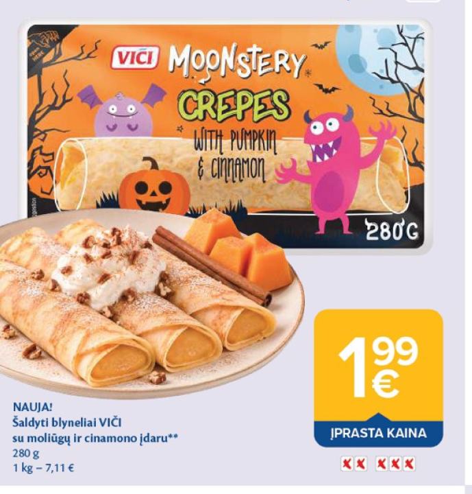 Šaldyti blyncliai VIČI, 280 g