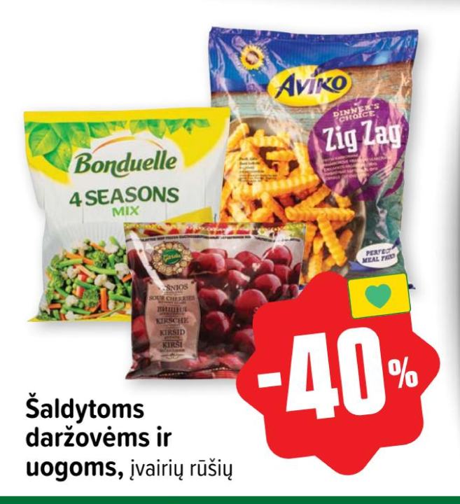 Šaldytoms daržovėms ir uogoms