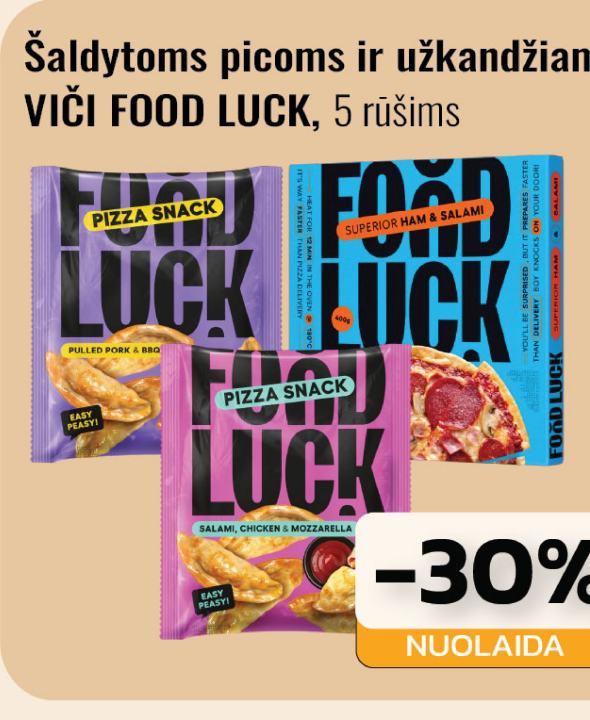 Šaldytoms picoms ir užkandžiams VIČI FOOD LUCK
