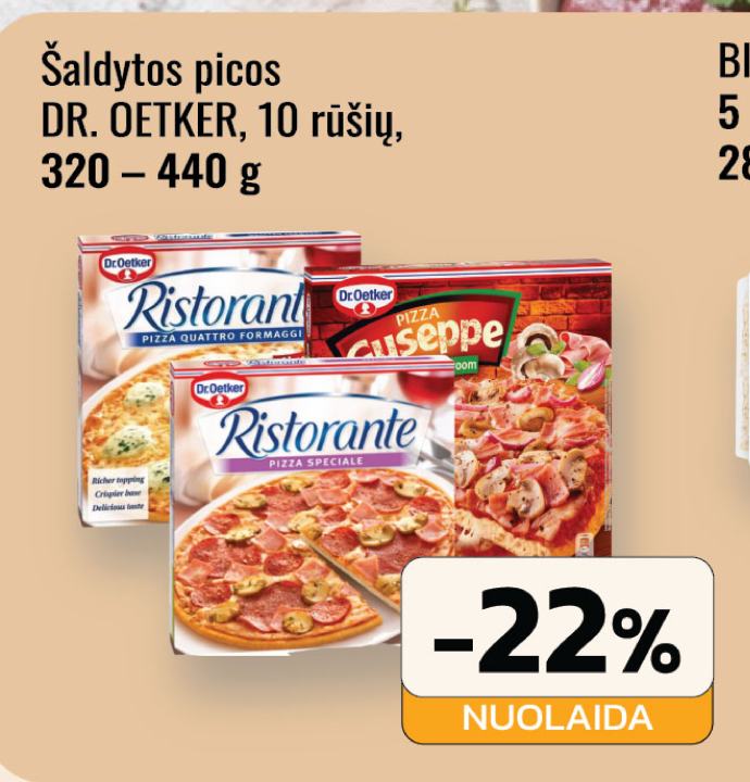 Šaldytos picos DR. OETKER, 440 g