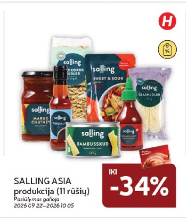 SALLING ASIA produkcija