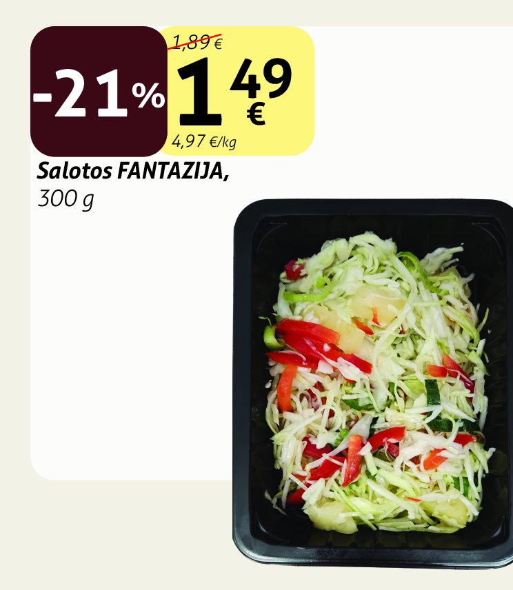 Salotos FANTAZIJA, 300 g